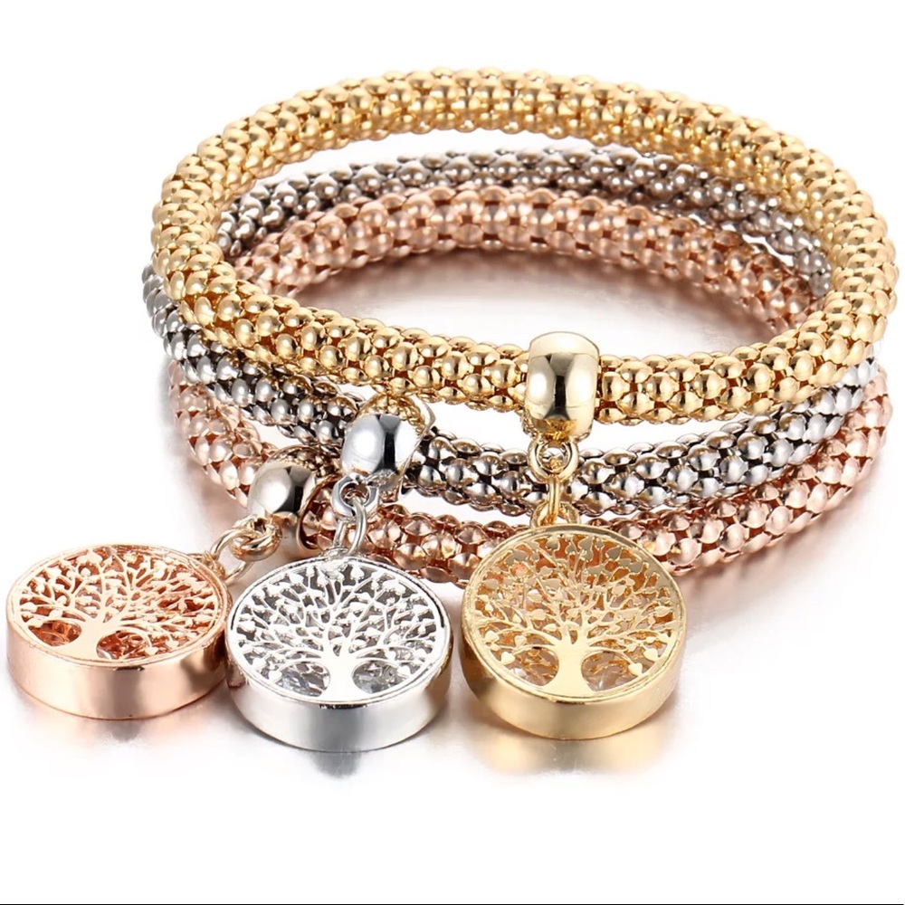 Tree Of Life 3 Pcs Bracelet Set